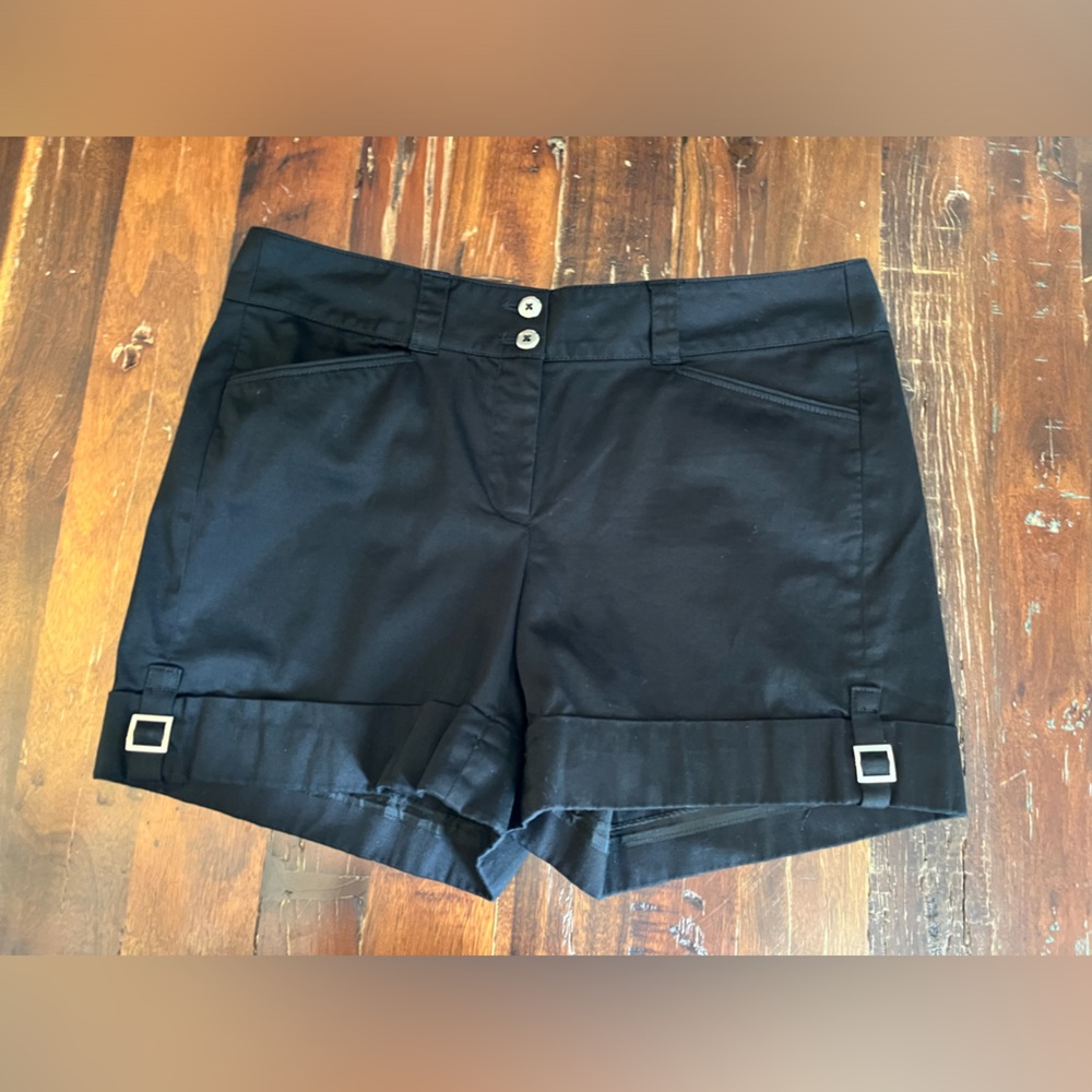 NWOT WHBM black dress shorts